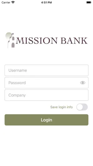 Mission Bank Business mRDC screenshot 1