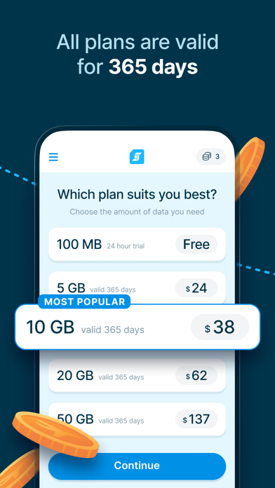 StaffTraveler eSIM Screenshot