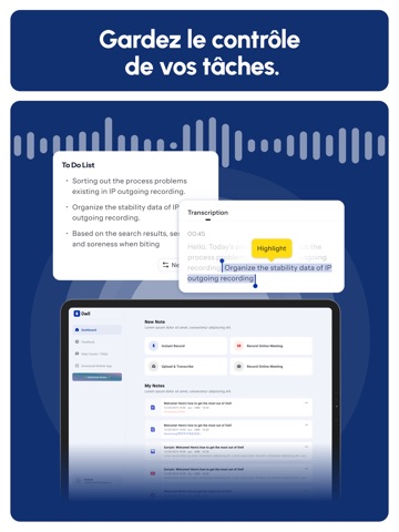 Owll: Notes IA & Dictaphone iPad screenshot 5