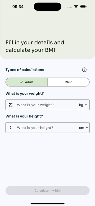 Easy BMI - Calculator Screenshot 2 of 5