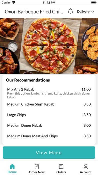 Oxon Barbeque Restaurant Screenshot