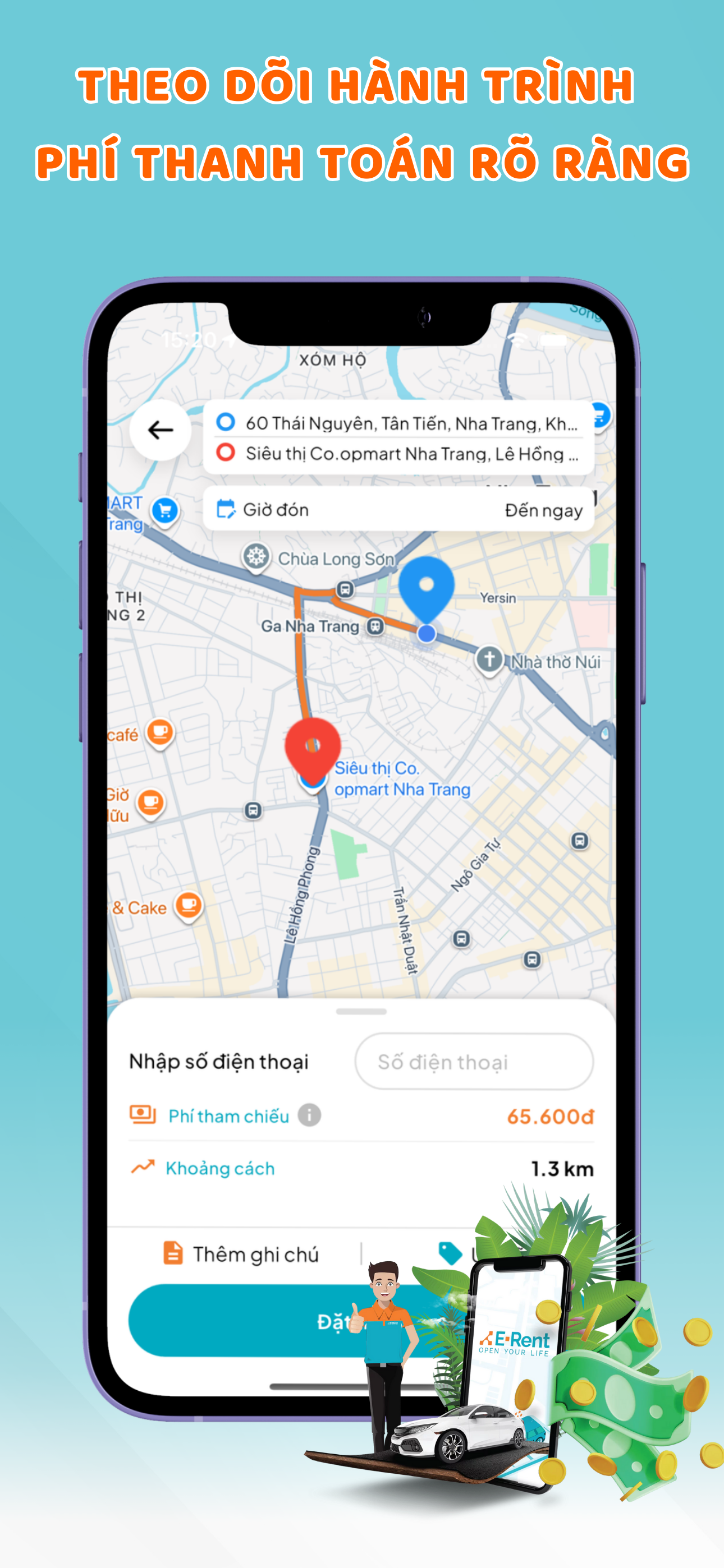 E-Rent: Thuê Tài Xế