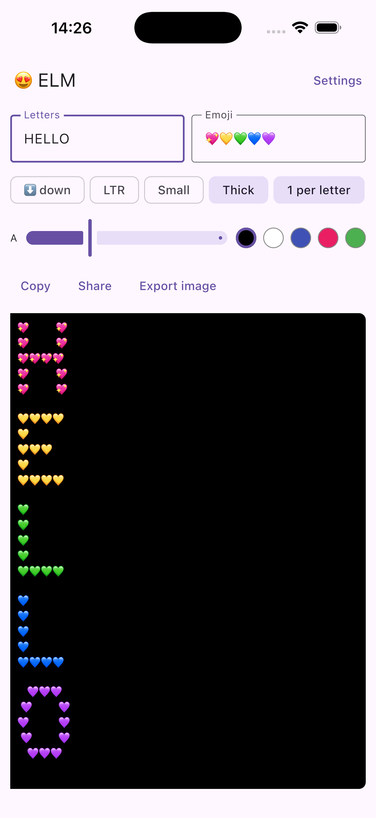 Emoji Letter Maker screenshot 2