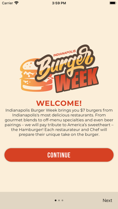 Indianapolis Burger Week Screenshot