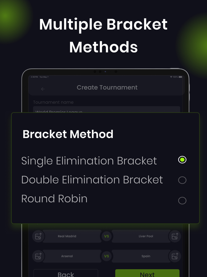 Tournament  Bracket Maker ۬