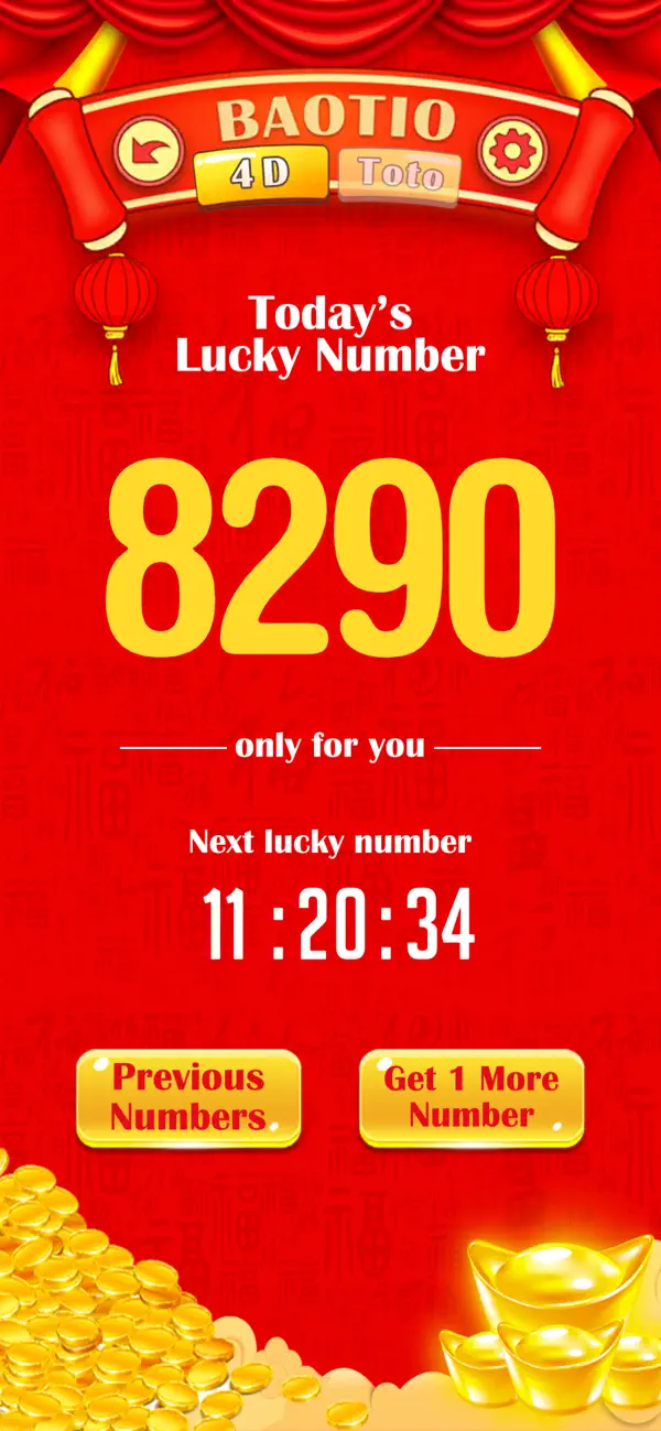 Screenshot #2 pour BaoTio: My 4D Lucky Number