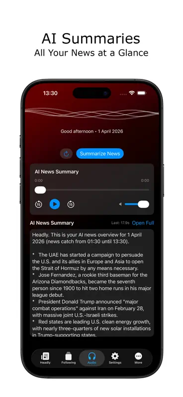 Headly - AI News Summary screenshot 4 of 4