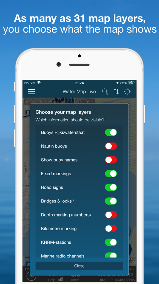 #3. Water Map Live (iOS) 由: Martijn de Meulder