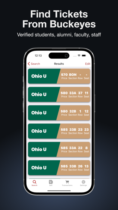 TicketBay iPhone screenshot 3 - Sports app
