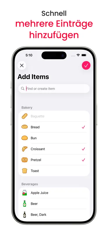 Airrends - Shopping List screenshot 2 of 5