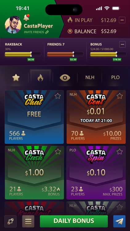 PokerCasta — Home Poker Online