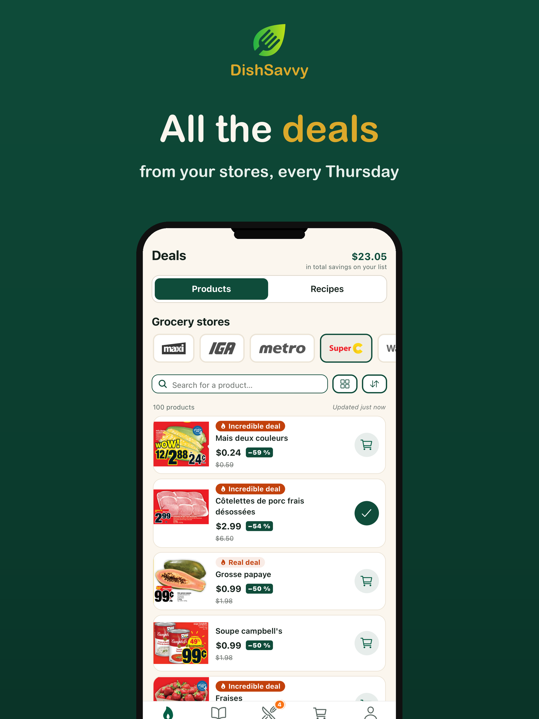 DishSavvy: Recipes & Deals screenshot 7