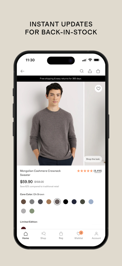 Quince: Luxury Essentials 的 App Store 截图 5
