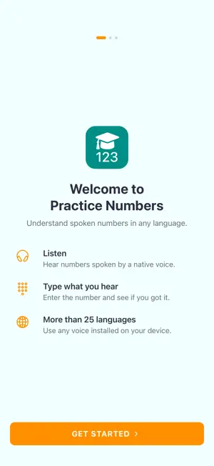Practice Numbers by Listening screenshot 1