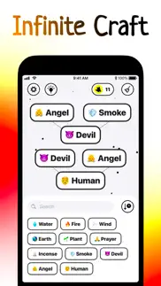 infinite craft - ai alchemy iphone screenshot 1