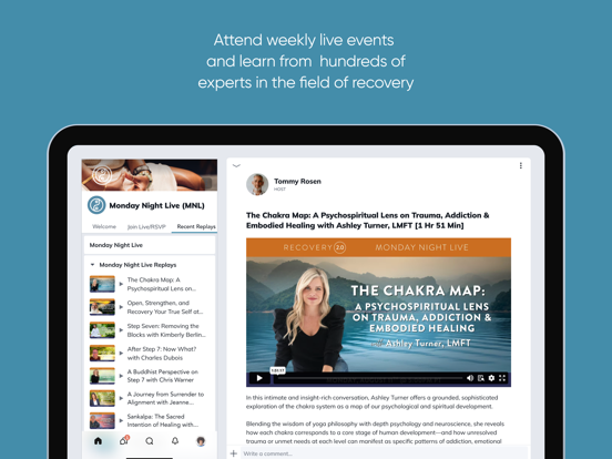 Recovery 2.0 iPad screenshot 4 - Health & Fitness app