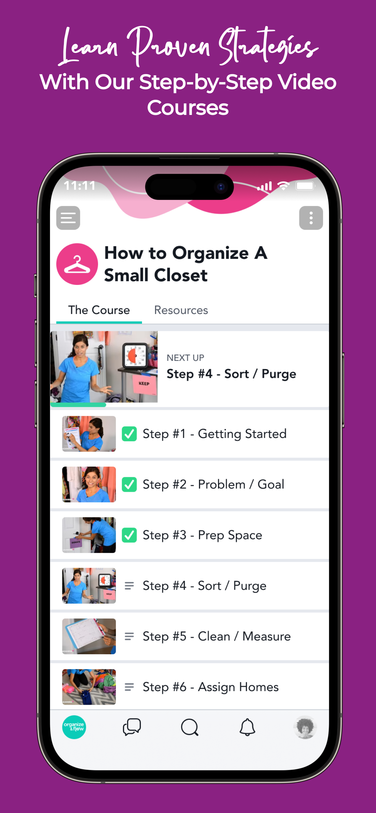 Organize & Flow