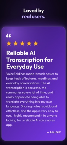 VoiceFold: AI Voice Notes Screenshot 9 of 9