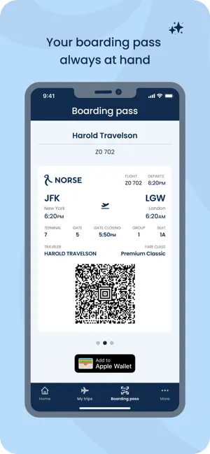 Norse Atlantic Airways screenshot 4