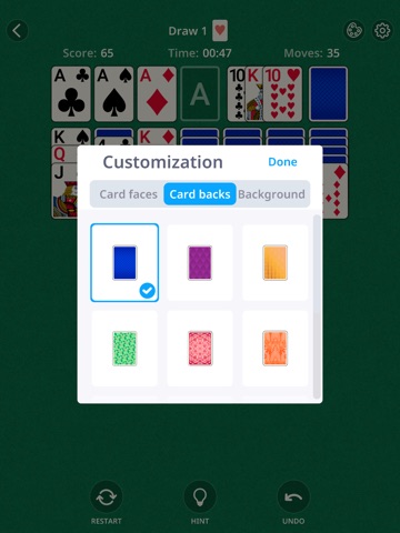 Solitaire. Daily Patience Game iPad screenshot