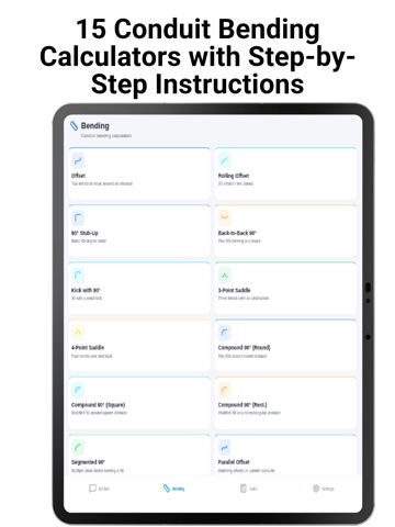 SparkAi Electrician Calculator iPad screenshot
