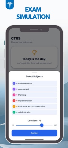 NCTRC CTRS Exam Prep 2026 iPhone screenshot