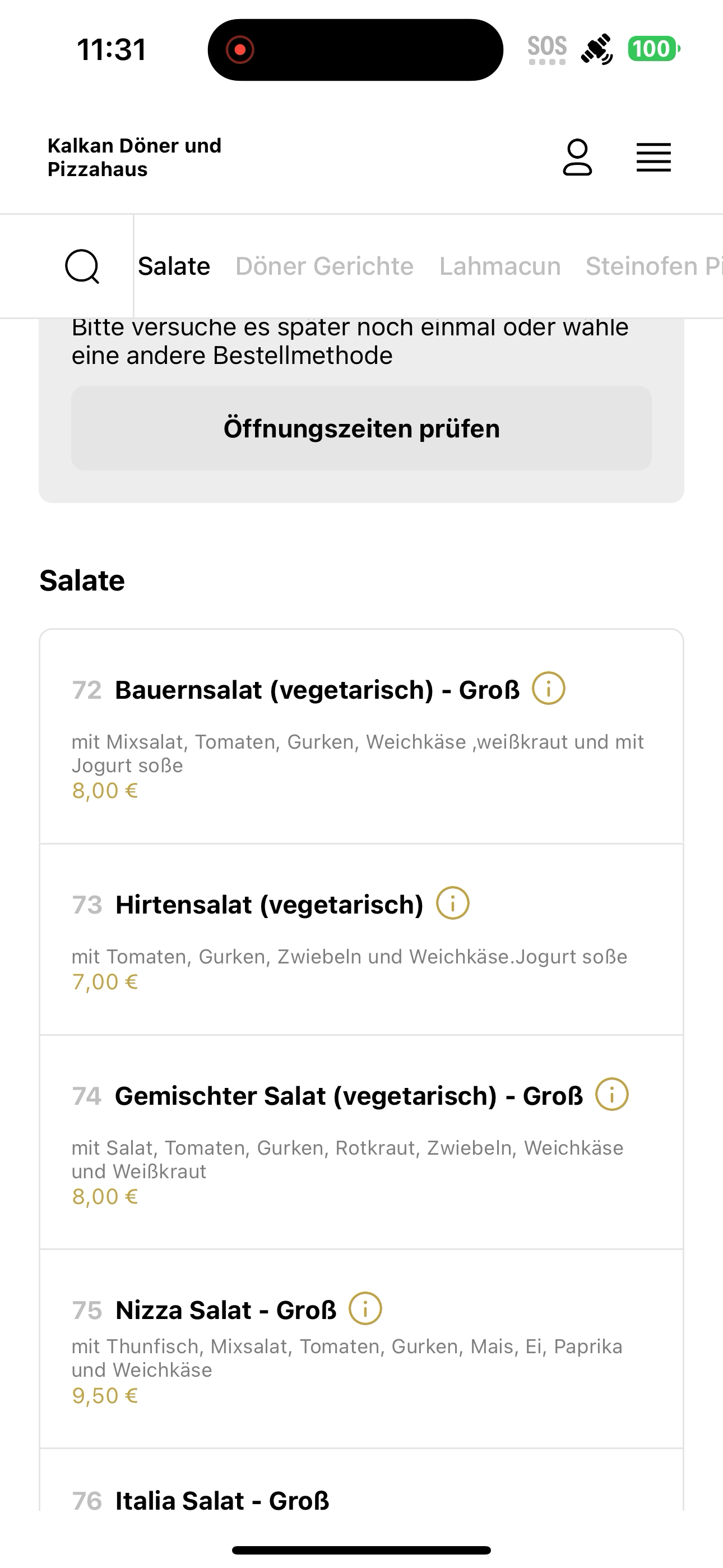 Kalkan Döner und Pizzahaus screenshot 6