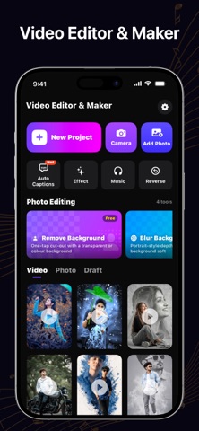 VideoCook - Video Editor&Maker iPhone screenshot