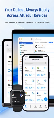 Authenticator: 2FA Code & OTP Screenshot 3 of 8