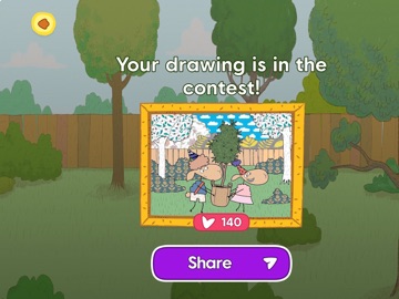 Sheep's Hotel: Coloring Book iPad screenshot
