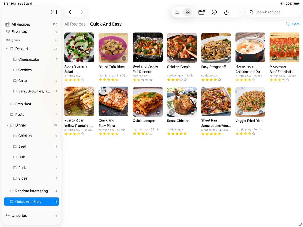 Screenshot 5 of Cooking Library