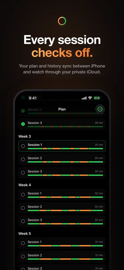 Screenshot 6 von 6 zu Canter: Run Walk Training