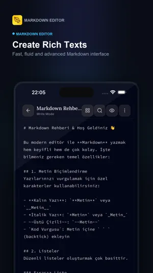 Markdown Editor: Write & PDF screenshot 3