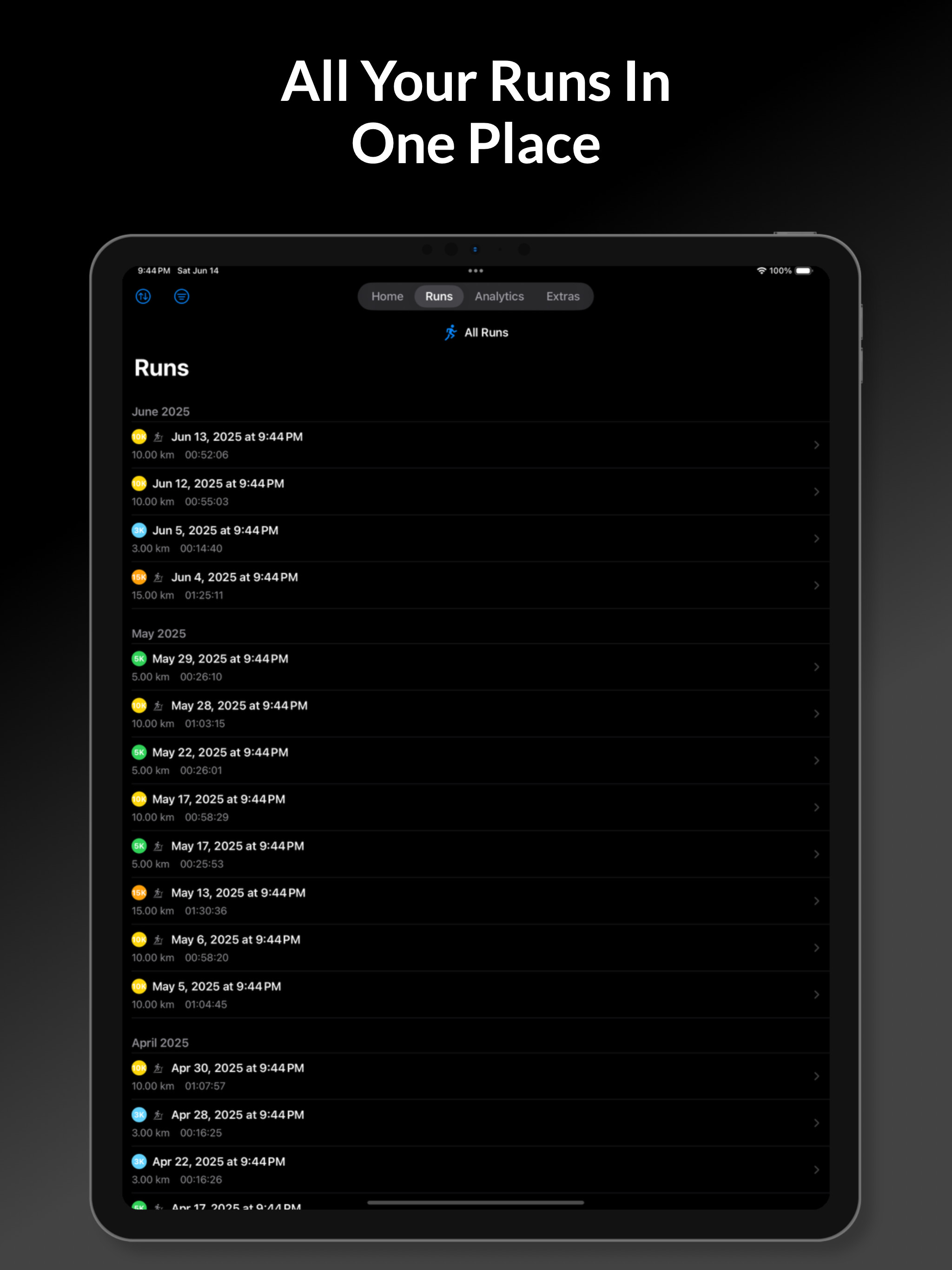 Runlytics screenshot 7