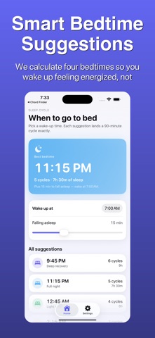 Sleep Cycle Calculator - Bedti Screenshot 2 of 5