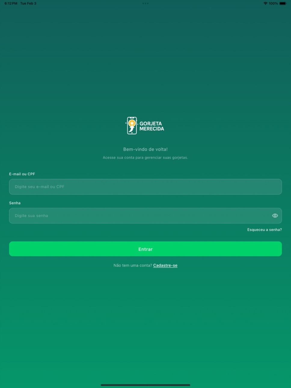 iPad screenshot