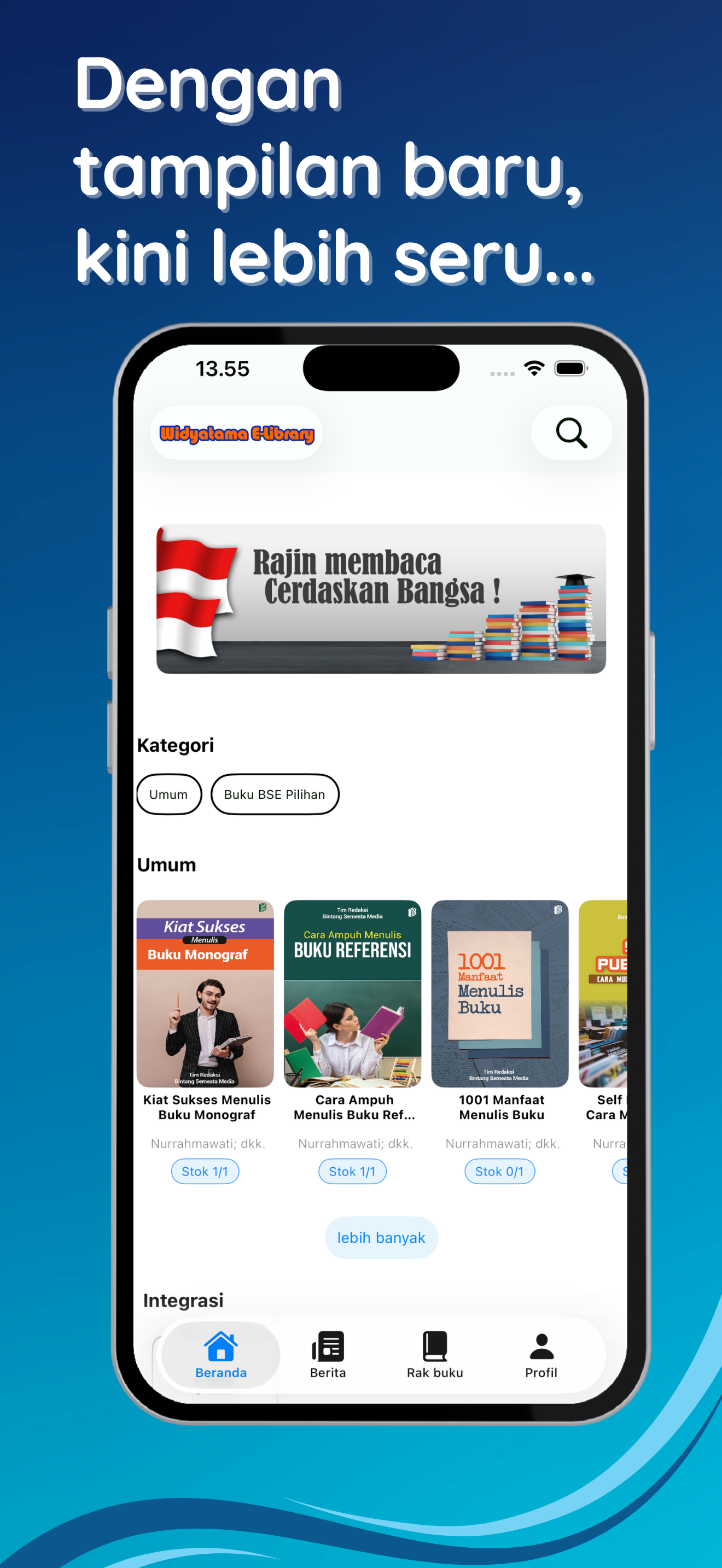 Widyatama E-Library screenshot 2