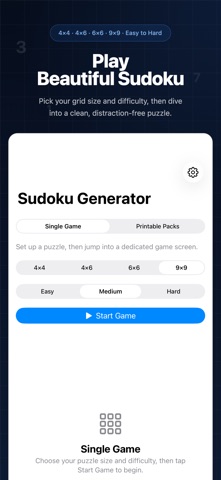 Sudoku Puzzle Generator screenshot 1
