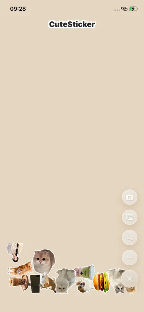 CuteSticker：拍照图片或者视频自动抠图可爱贴纸 应用截图