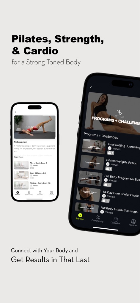 VB METHOD - Health & Fitness App | MWM