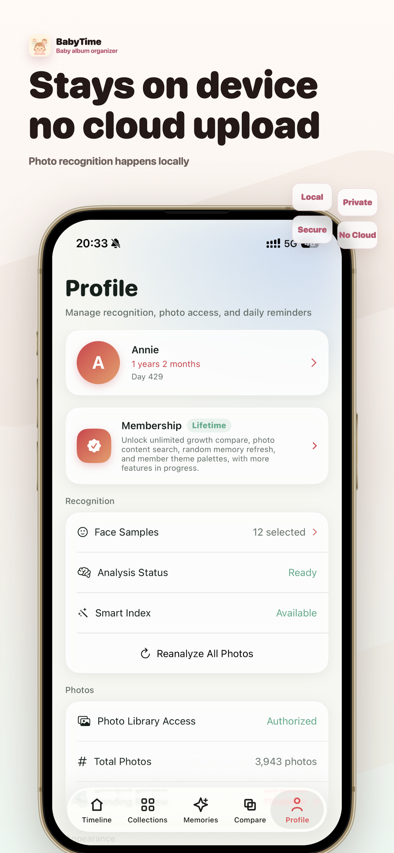 BabyTime - Baby Photo Album screenshot 5