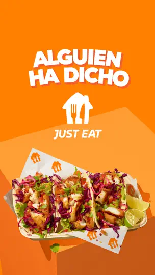 Captura de pantalla de Just Eat - Comida A Domicilio en iPhone 7