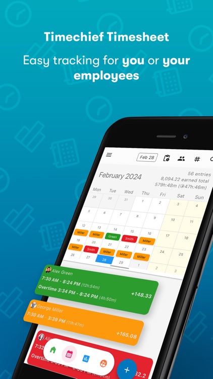 Timesheet: Work Hours Tracker screenshot-0