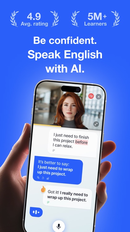 Speak English with Loora AI screenshot-0