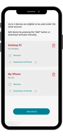 Captura de pantalla de VPN - Secure & Private en iPhone 3