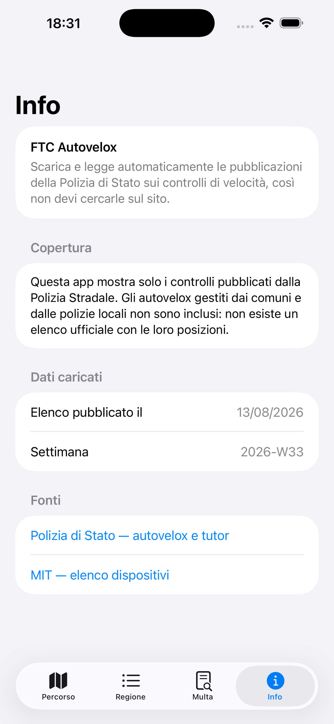 FTC Autovelox screenshot 2