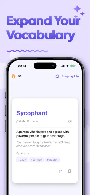 Expand New Vocabulary: WordNow screenshot 1