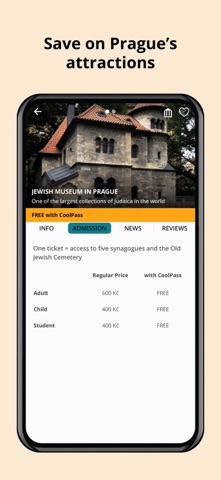 Prague CoolPass: Pass & Guide app screenshot 3