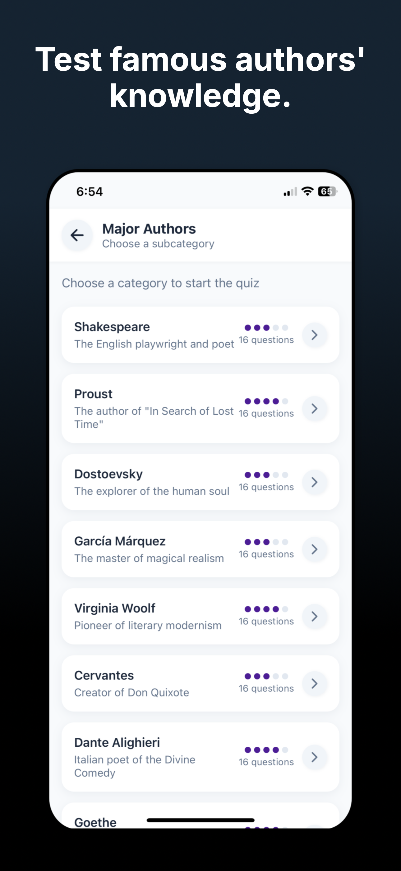 LiteraQuiz - Literature Quiz