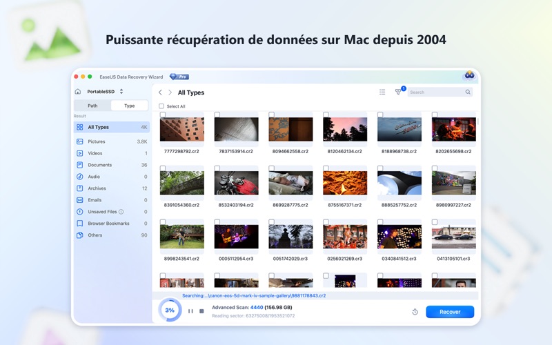 Screenshot #1 pour EaseUS Data Recovery Wizard